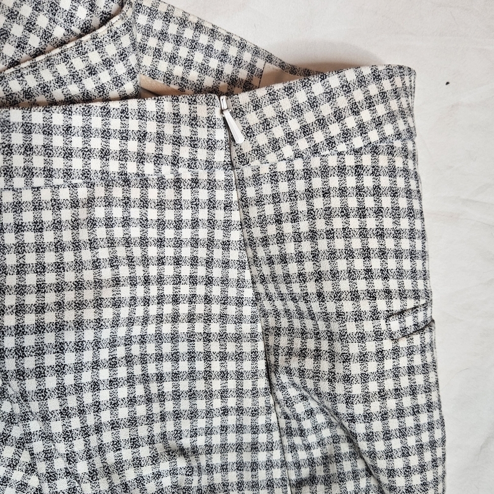 Wilfred by Aritzia Black White Gingham Check Pants Women’s Size 2 - Picture 7 of 9